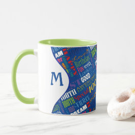 Roligt 100:e Födelsedagsfestens Personlig Monogram Mugg