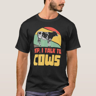 Roligt 1 för kö Jordbruk av nötkött T Shirt