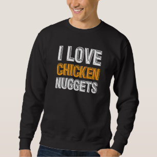 Roligt 1 för kycklingnuggets lång ärmad tröja