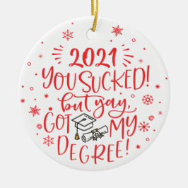 Roligt 2021 söktes men har min examen med foto julgransprydnad keramik