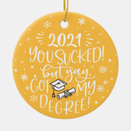 Roligt 2022 söktes men har min examen med foto julgransprydnad keramik