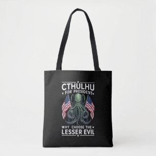 Roligt 2024 Val Cthulhu För President  Tygkasse