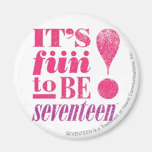 Roligt 2 B 17-Magenta Magnet