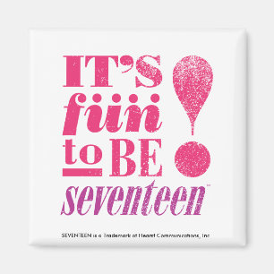 Roligt 2 B 17-Magenta Magnet