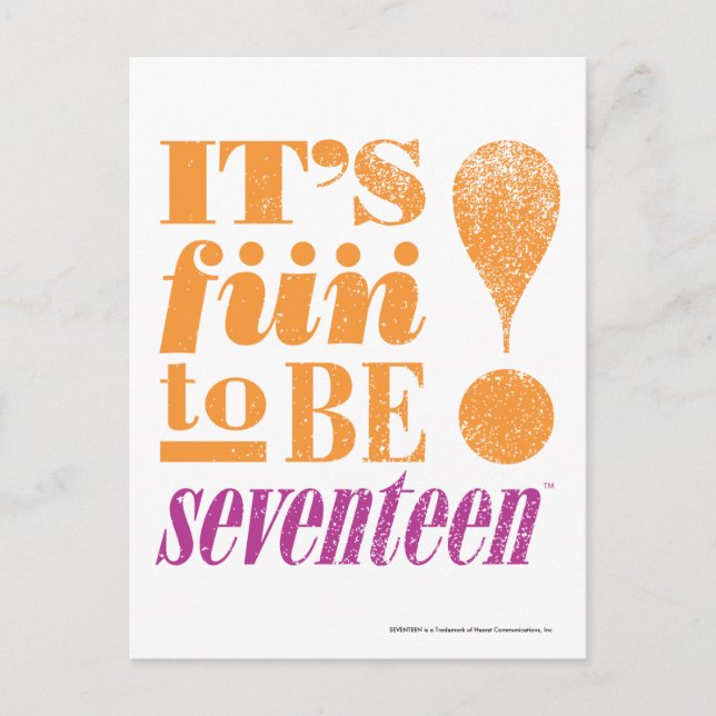 Roligt 2 B 17-Orange Vykort (Framsida)