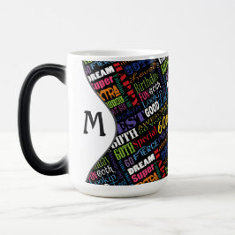 Roligt 60:e Födelsedagsfestens Personlig Monogram Magisk Mugg