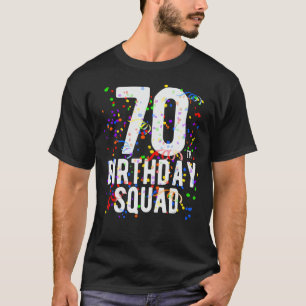 Roligt 70:e födelsedagstorget 70 år gammalt Party- T Shirt