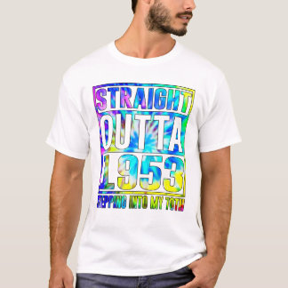 Roligt 70 Raka födelsedagsutställningen 1953 Stepp T Shirt
