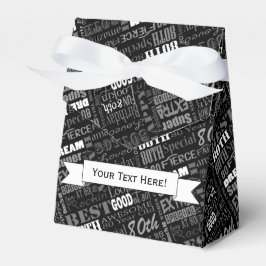 Roligt 80:e Födelsedagsfestens Personlig Monogram Presentaskar