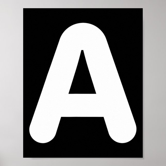 Roligt A Brev Halloween-struktur för gruppmatchnin Poster (Framsidan)