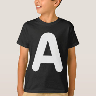 Roligt A Brev Halloween-struktur för gruppmatchnin T Shirt