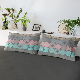 Roligt Abstrakt Circles Squares Popart Mönster