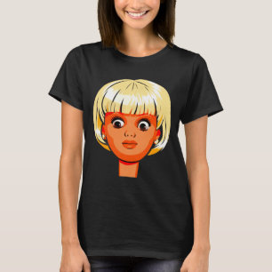 Roligt Äcklig Dockans Ansikte Meme Premium Tri-ble T Shirt