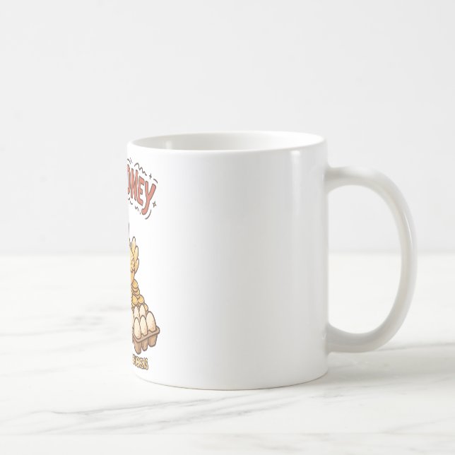 Roligt Äggpengar Kycklingmugg Kaffemugg (Höger)