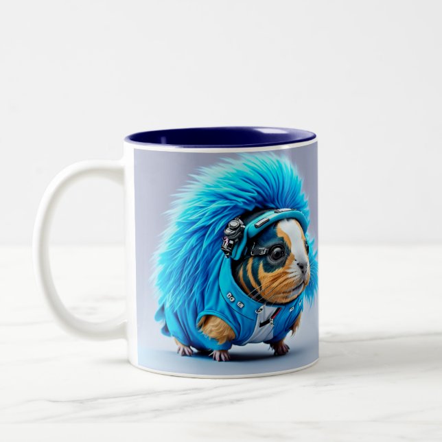 Roligt AI Fantasy Animal Mugg (Vänster)