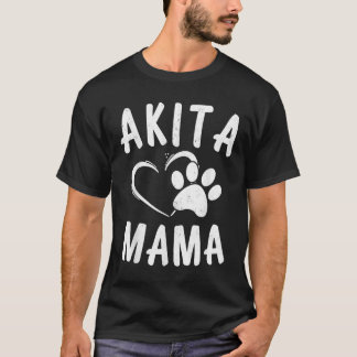 Roligt Akita Mamma Gift Djurälskare Apparel Hund A T Shirt