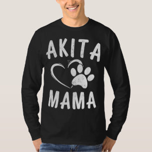 Roligt Akita Mamma Gift Djurälskare Apparel Hund A T Shirt