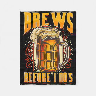 Roligt äktenskap sprit innan jag gör öl-drickande  fleecefilt