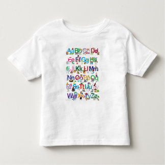 Roligt alfabet t-shirt