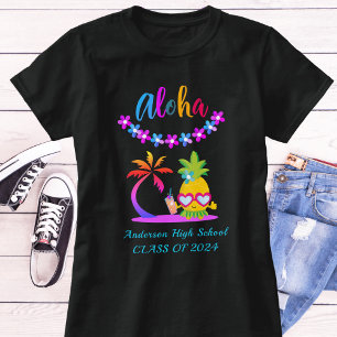 Roligt Aloha Tropical Luau Party Studenten T-Shirt