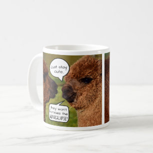 Roligt AlpacaAlpacalypse schemalägga Kaffemugg