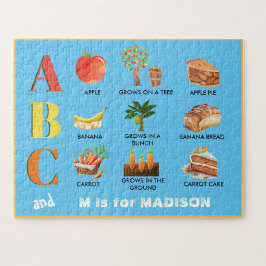 Roligt Alphabet ABC:s Personlig Namn Pussel