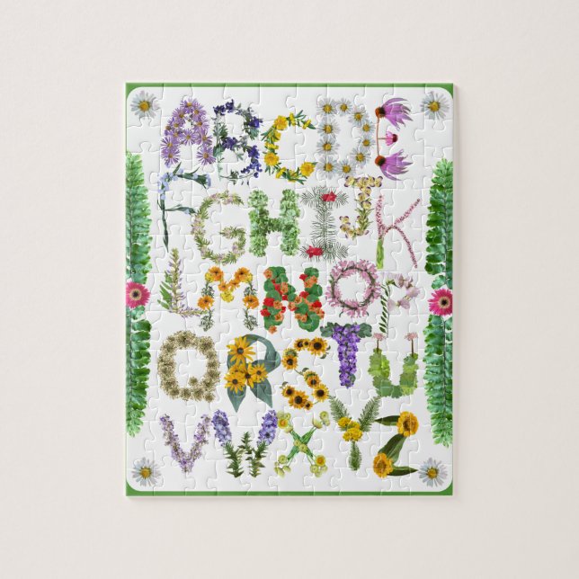Roligt Alphabet Pussel (Vertikal)