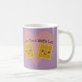Roligt älskar jag dig gulliga en Kawaii för Kaffemugg