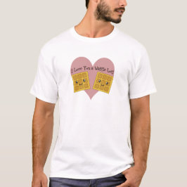 Roligt älskar jag dig gulliga en Kawaii för T Shirt