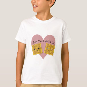 Roligt älskar jag dig gulliga en Kawaii för T-shirt