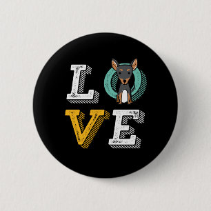 Roligt älskar jag minut klämmer fast I-hjärta m Knapp