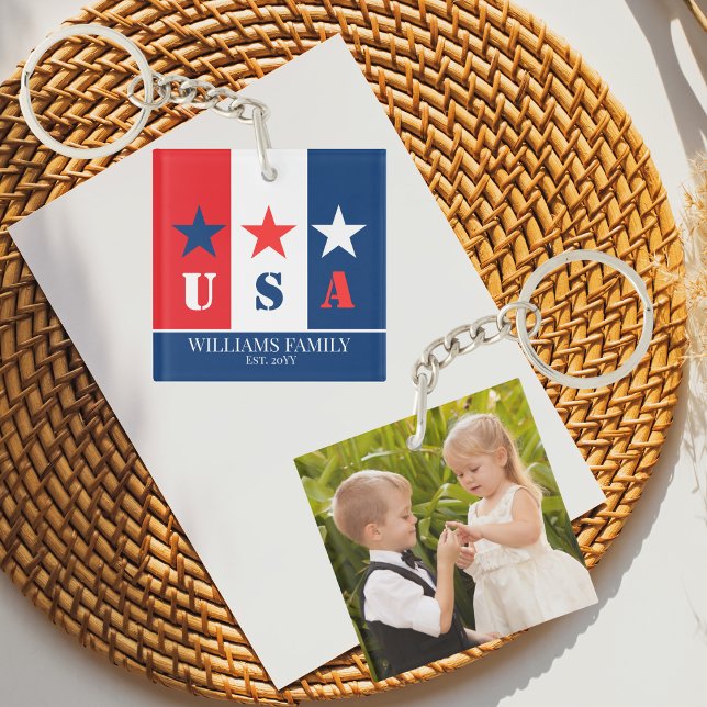 Roligt American Flagga,Patriotic USA,Family Namn P (Skapare uppladdad)