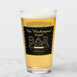 Roligt American Football Pub Drinkware Beer Pint B Glaskopp