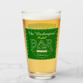 Roligt American Football Pub Drinkware Beer Pint B Glaskopp