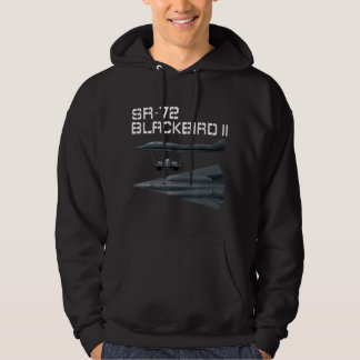 Roligt American Military Aviation Sr-72 Blackbird Hoodie