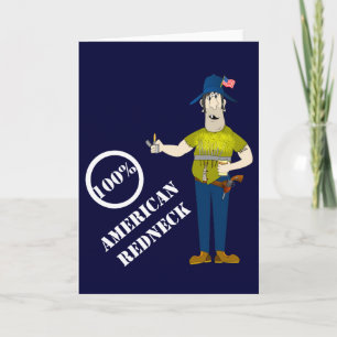 Roligt amerikanRedneckkort Kort