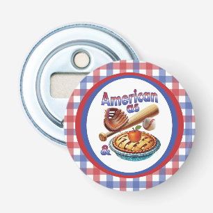 Roligt amerikansk som basket och Apple Paj Flasköppnare