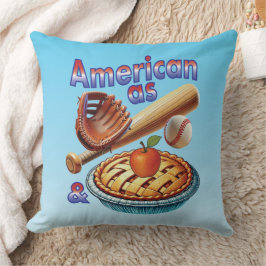 Roligt amerikansk som basket och Apple Paj Kudde
