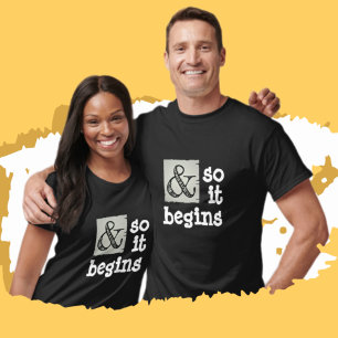 Roligt Ampersand-symbolen, så den börjar humoriser T Shirt