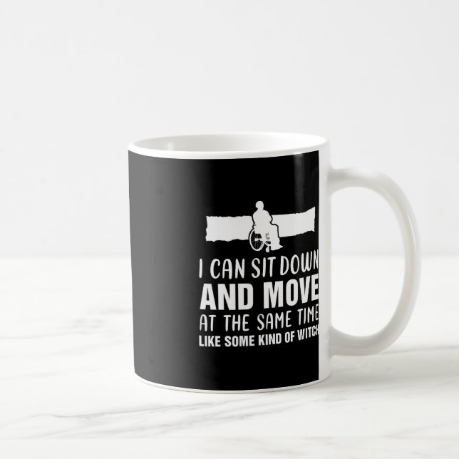 Roligt Amputt People in Wheelcourt Handicap Person Kaffemugg (Höger)