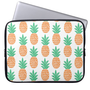 roligt ananas sömlös mönster laptop fodral