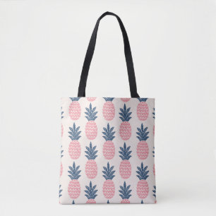 Roligt ananas sömlös mönster tygkasse