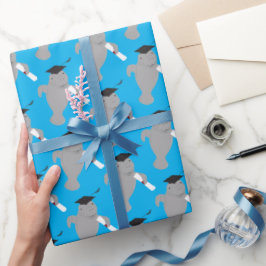 Roligt Animal Manatee Studenten Presentpapper