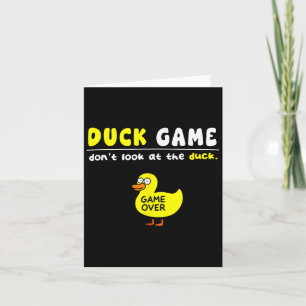Roligt anka spel Titta inte Spel över Pojkar Flick Kort