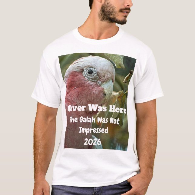 Roligt anpassat Galah-kakadunamn och år T Shirt (Framsida)