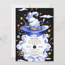 Roligt Anpassningsbar Broom-guiden födelsedag Inbjudningar