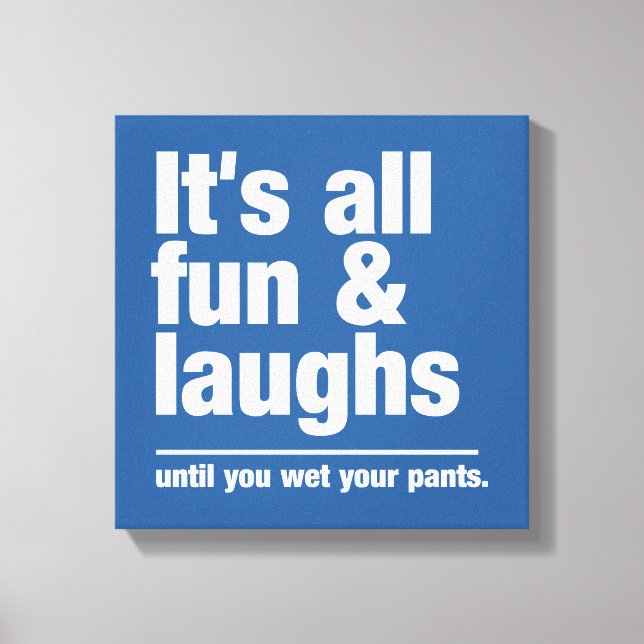 ROLIGT & ANPASSNINGSBAR FÄRG KANVASTRYCK (Framsida)