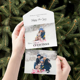 Roligt Anpassningsbar Jultipografi - foto