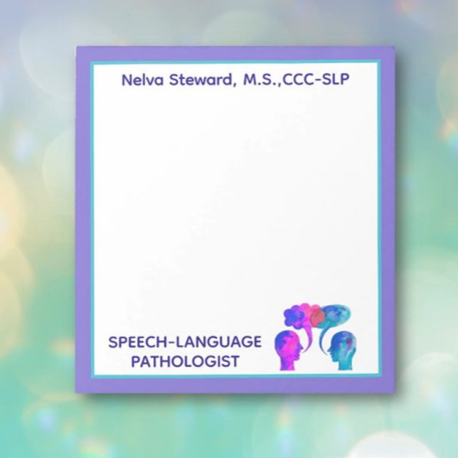 Roligt Anpassningsbar SLP-anteckningsblock! Anteck Anteckningsblock (Skapare uppladdad)