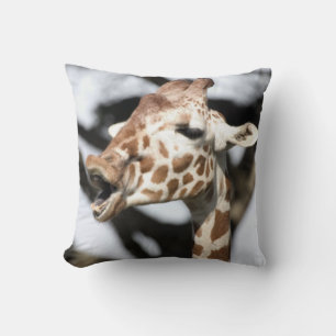 Roligt ansikte nätgiraff, San Francisco Kudde